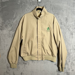 VTG The LTD Beige Jacket Full Zip Extra Large XL Made In USA Farrell Cooper‎